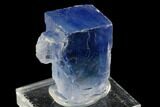 Zoned, Blue Halite Crystal - Igdar, Turkey #129064-2